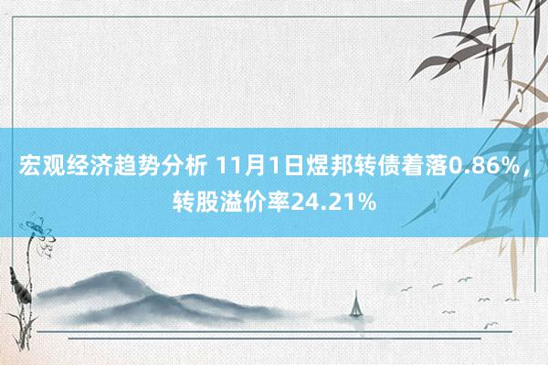 宏观经济趋势分析 11月1日煜邦转债着落0.86%，转股溢价率24.21%