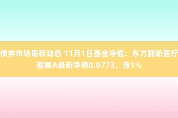 债券市场最新动态 11月1日基金净值：东方翻新医疗股票A最新净值0.8773，涨1%