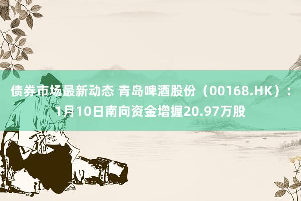 债券市场最新动态 青岛啤酒股份（00168.HK）：1月10日南向资金增握20.97万股