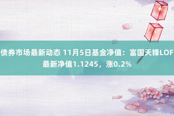 债券市场最新动态 11月5日基金净值：富国天锋LOF最新净值1.1245，涨0.2%