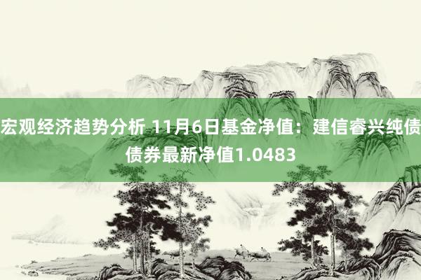 宏观经济趋势分析 11月6日基金净值：建信睿兴纯债债券最新净值1.0483