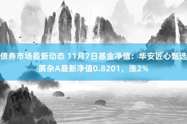 债券市场最新动态 11月7日基金净值：华安匠心甄选羼杂A最新净值0.8201，涨2%