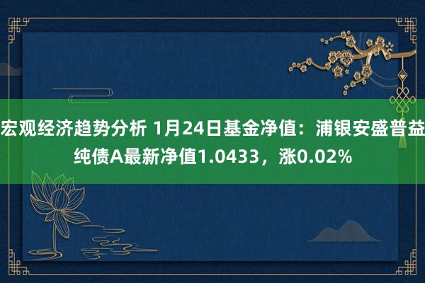 宏观经济趋势分析 1月24日基金净值：浦银安盛普益纯债A最新净值1.0433，涨0.02%