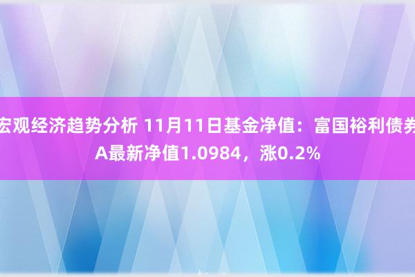 宏观经济趋势分析 11月11日基金净值：富国裕利债券A最新净值1.0984，涨0.2%