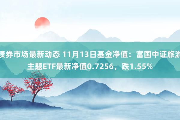 债券市场最新动态 11月13日基金净值：富国中证旅游主题ETF最新净值0.7256，跌1.55%