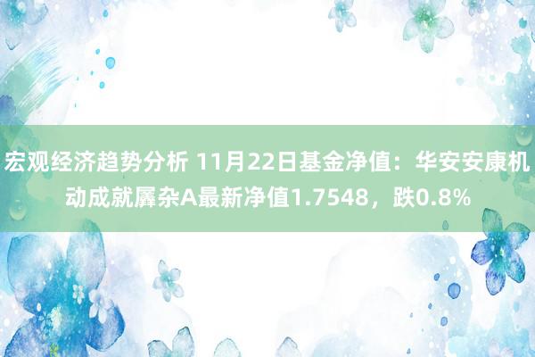 宏观经济趋势分析 11月22日基金净值：华安安康机动成就羼杂A最新净值1.7548，跌0.8%