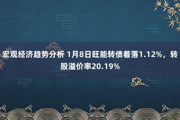 宏观经济趋势分析 1月8日旺能转债着落1.12%，转股溢价率20.19%